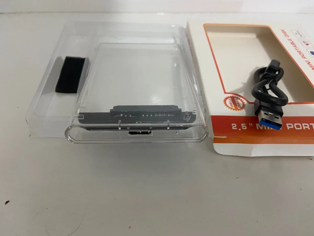 Case HD Externo 2.5" Transparente USB 3.0 SATA 6Gbps Plug & Play IZEBOX SPEED photo review