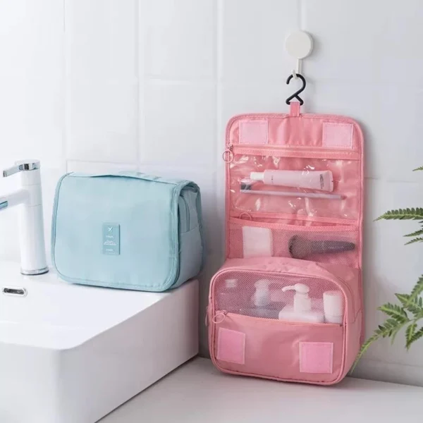 Bolsa Organizadora para Maquiagem, Viagem, Compartimentos Múltiplos IZEGLAM TRAVEL
