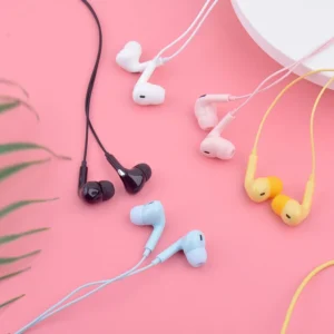 Fone de Ouvido Intra Auricular ES36 Macaron com Microfone e Cancelamento de Ruído Fio 1.2m IZESOUND PRO