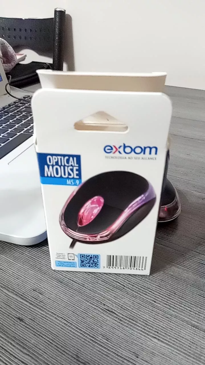 Mouse USB Óptico Preto Compacto com LED, Ergonômico, Alta Precisão IZECLICK PRO photo review