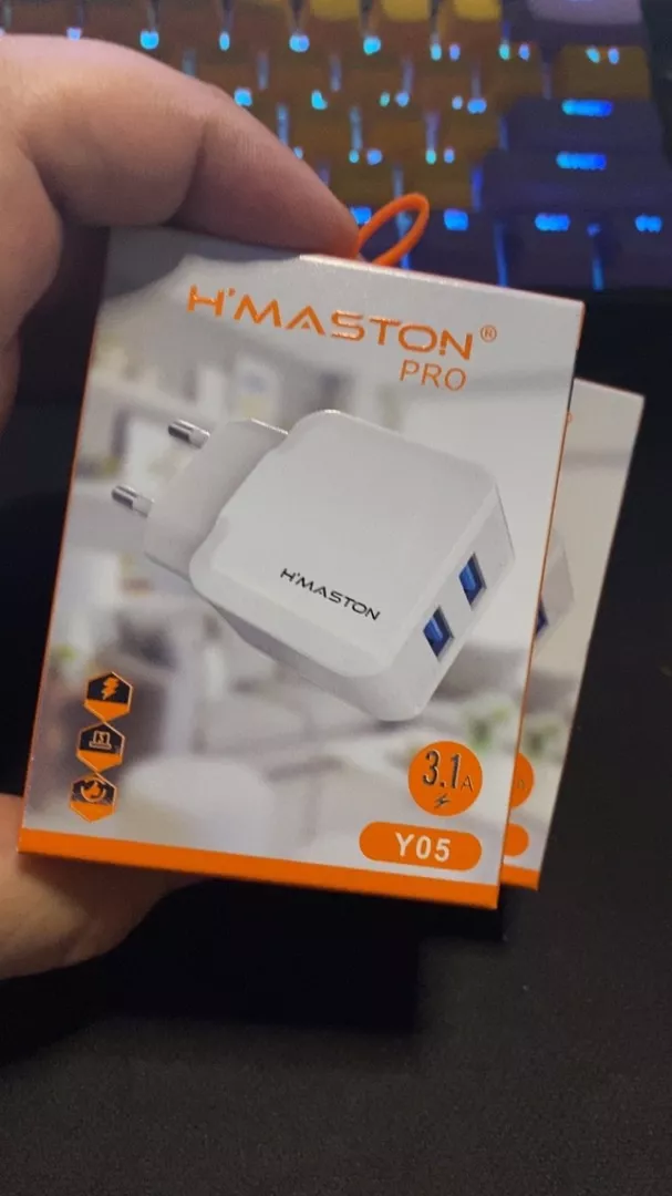 Carregador Turbo Rápido Hmaston 2 USB 3.1A Bivolt IZEFAST PRO photo review