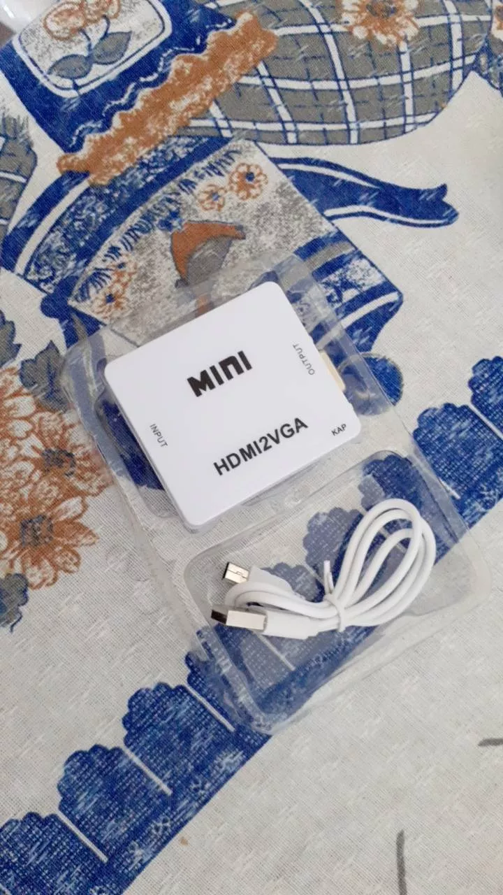 Conversor VGA para HDMI Full HD 1080p Áudio P2 Mini USB IZEVIDEO LINK photo review