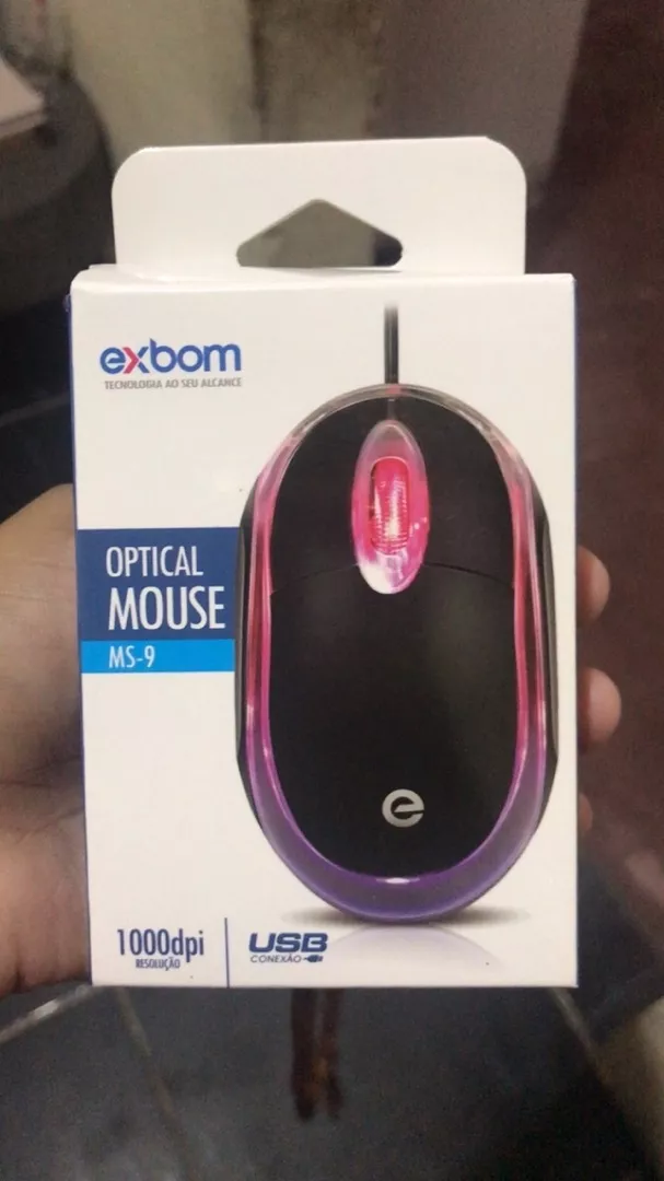 Mouse USB Óptico Preto Compacto com LED, Ergonômico, Alta Precisão IZECLICK PRO photo review