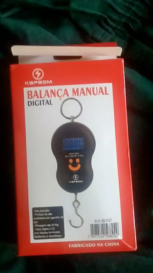 Balança Digital Portátil Gancho 50kg Precisão LCD IZEWEIGHT PRO photo review