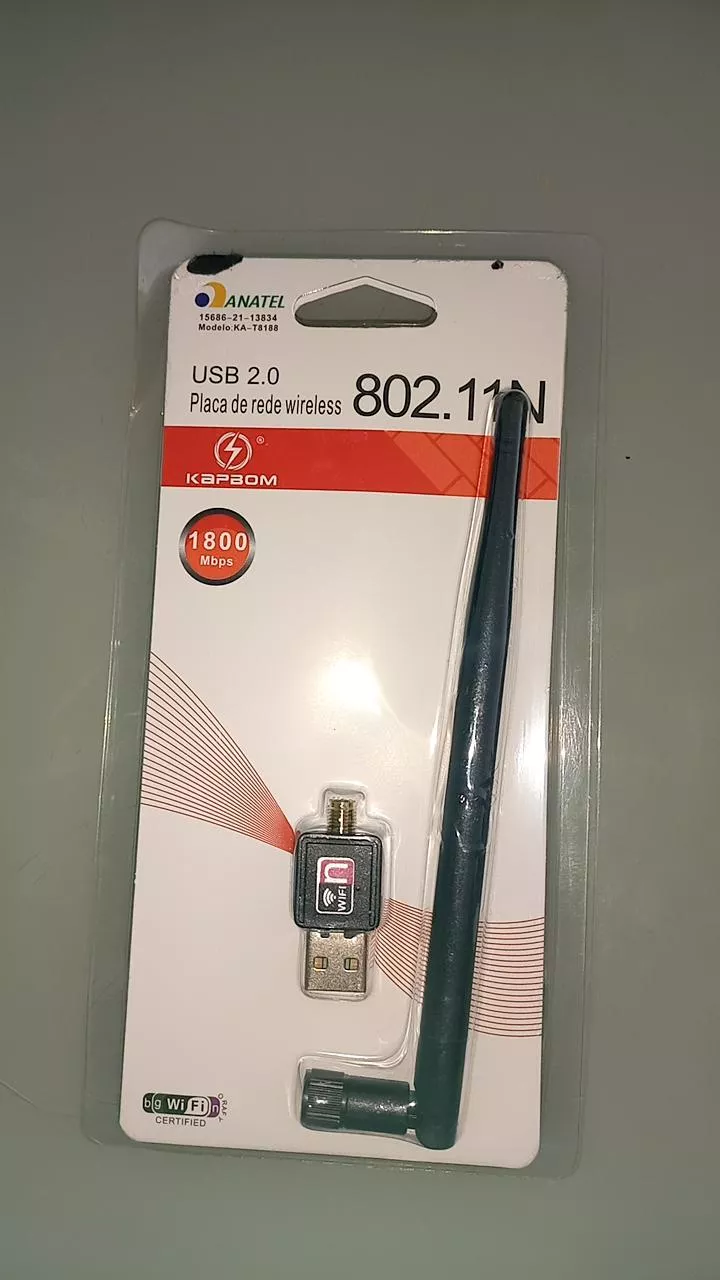 Adaptador Wi-Fi USB 1200Mbps Antena 15cm Compatível PC e Notebook IZEPOWER LINK photo review