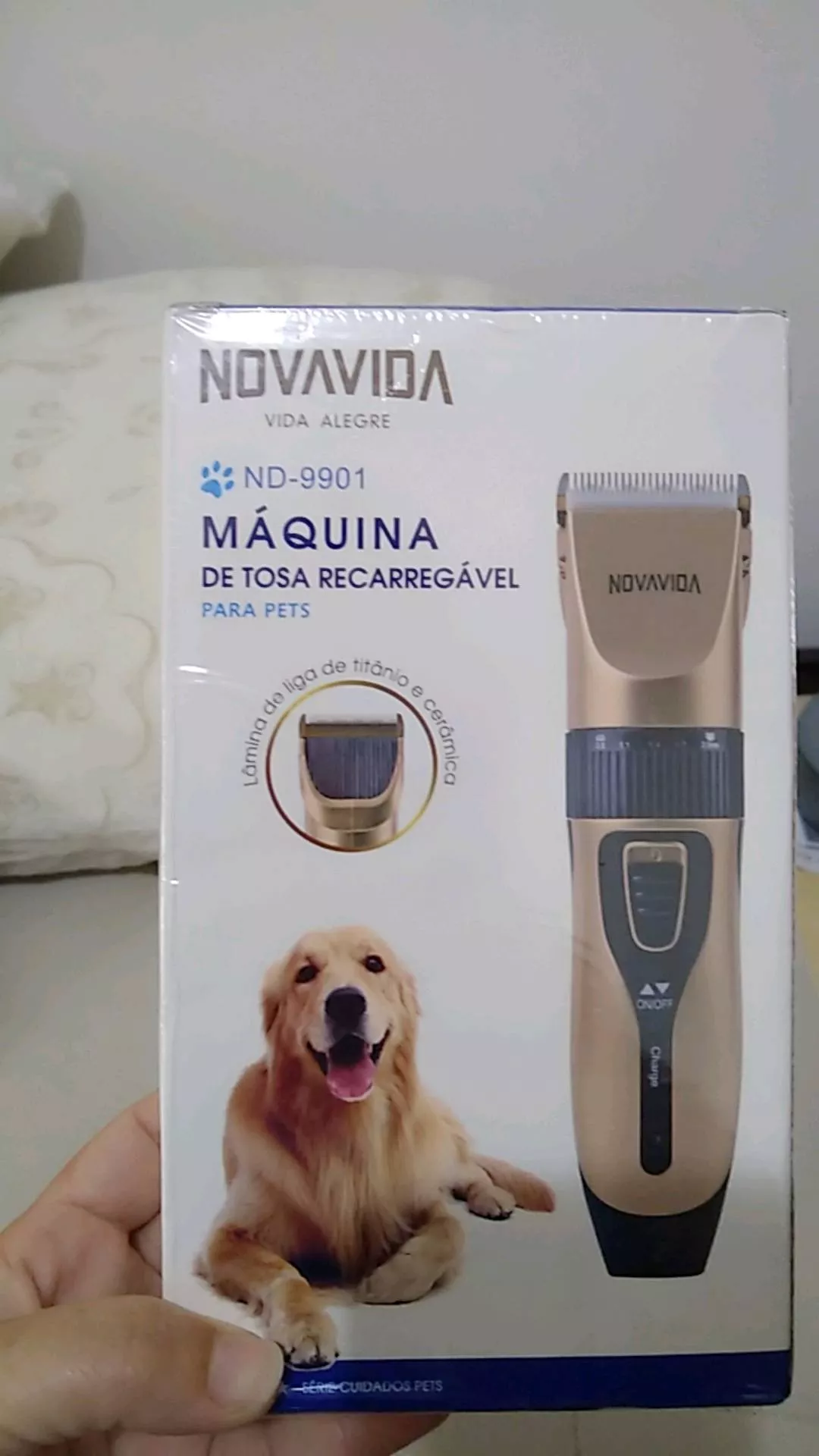 Máquina de Tosa Profissional para Cachorro e Gato, Silenciosa, 5 Velocidades, Baixo Ruído IZECARE PRO photo review