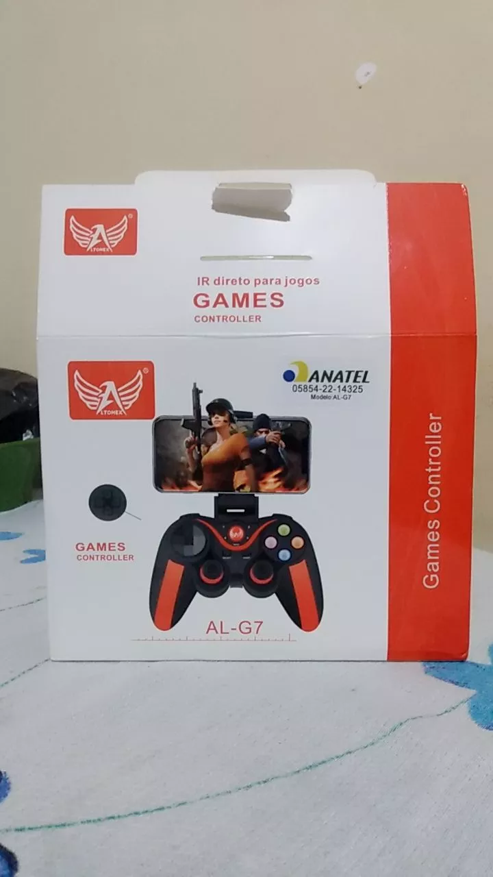 Controle Joystick Bluetooth Universal, Compatível Android e PC, Design Ergonômico, Suporte Celular IZEPLAY PRO photo review