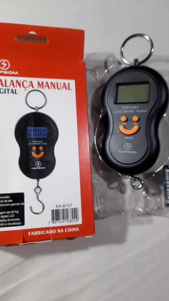 Balança Digital Portátil Gancho 50kg Precisão LCD IZEWEIGHT PRO photo review