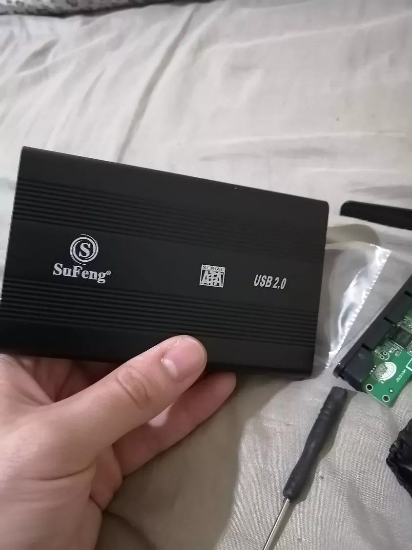 Case Externo HD 2.5 Sata USB 6Gbps Alumínio Plug and Play IZESTORAGE FLEX photo review