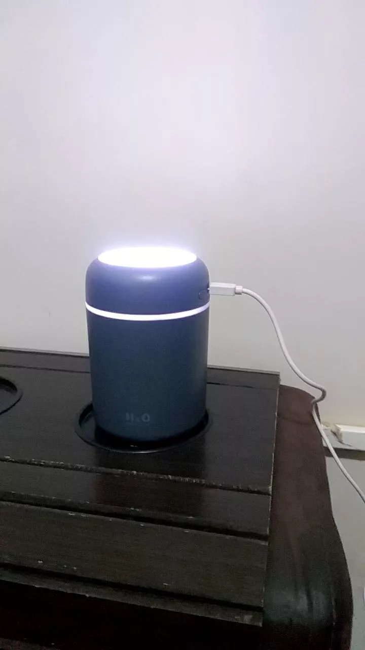 Difusor Umidificador USB 220ml Luz Noturna Temporizador IZEAROMA LIGHT photo review