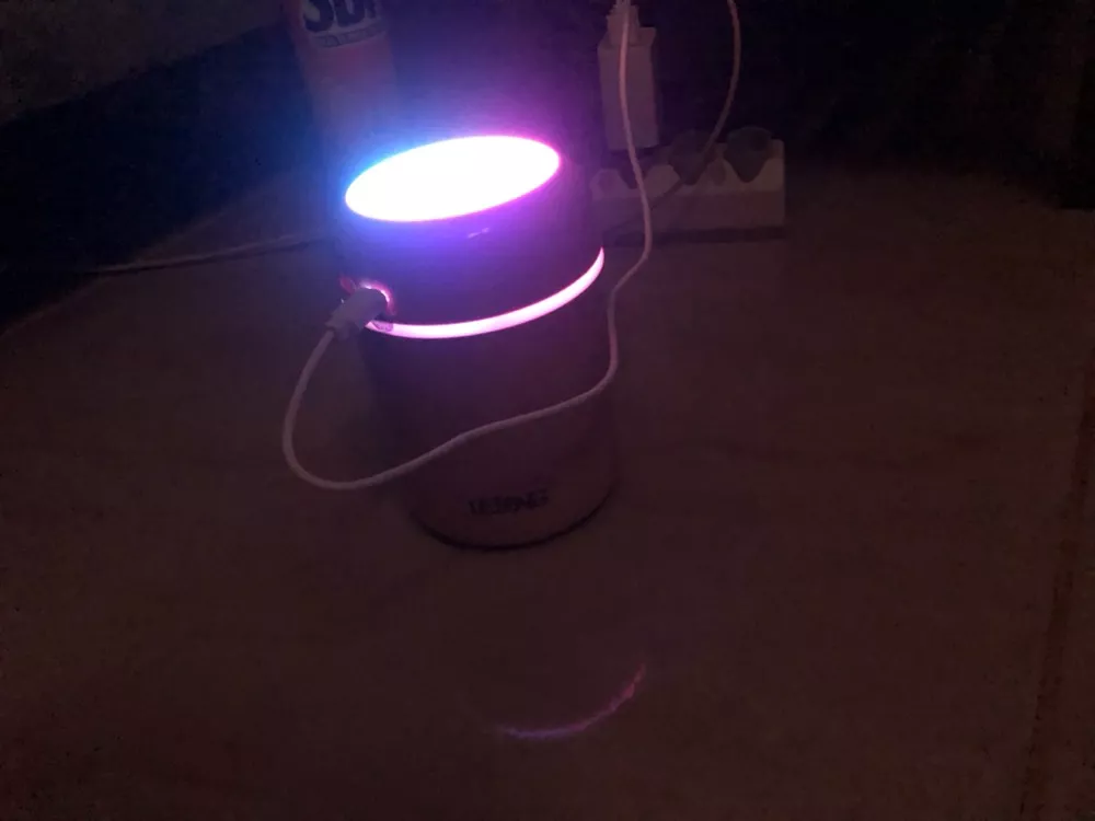 Difusor Umidificador USB 220ml Luz Noturna Temporizador IZEAROMA LIGHT photo review