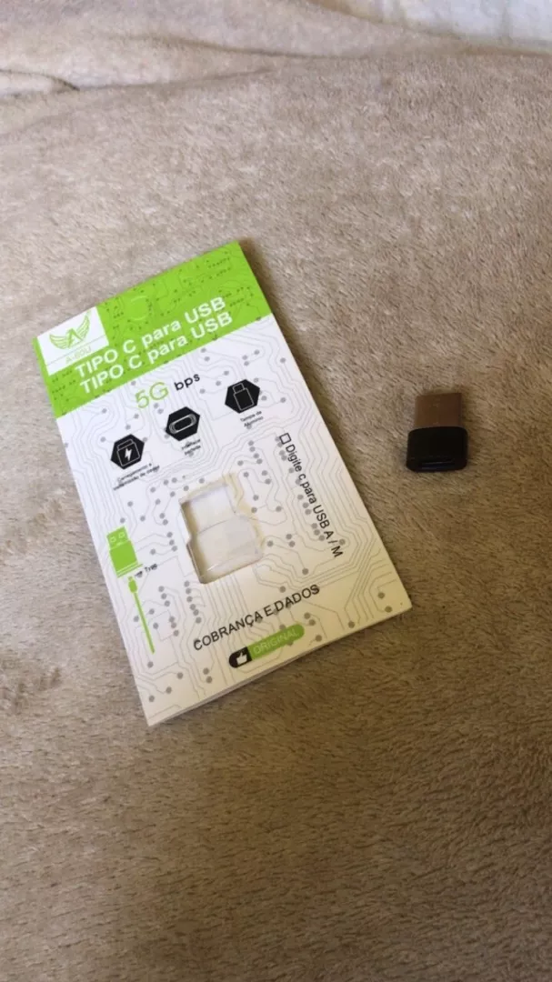 Adaptador USB-C para USB 3.0 Compatível Multidispositivos Alta Velocidade IZEFAST CONNECT photo review