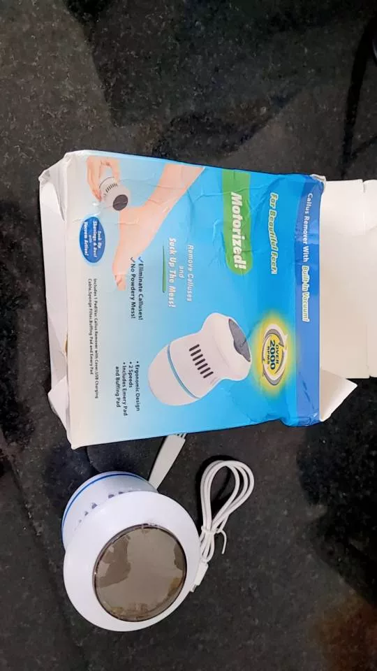 Removedor de Calos Elétrico Recarregável com LED, Aspirador à Vácuo e Dupla Cabeça IZEFOOT LUX photo review