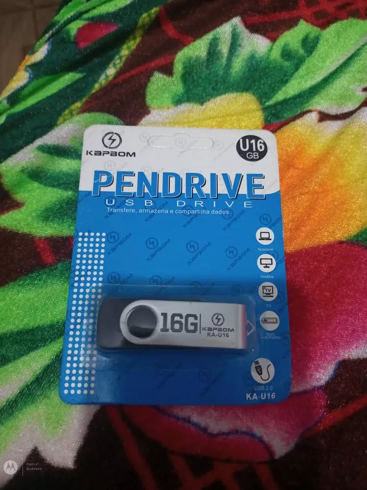 Pendrive USB 2.0 Portátil 8GB 16GB 32GB Transferência Rápida IZEFLASH LINK photo review