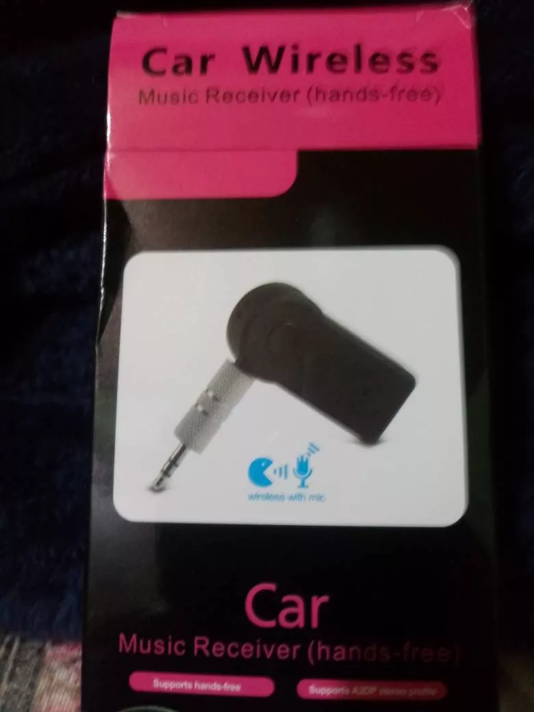 Receptor Bluetooth P2 3.5mm Som Carro Sem Fio Microfone IZEPLAY MAX photo review