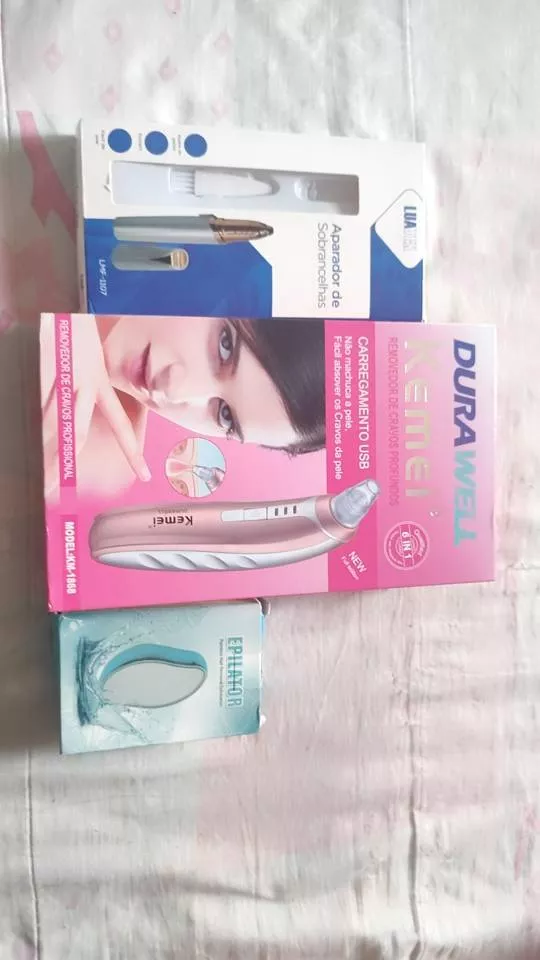 Depilador Portátil Facial Sobrancelha USB Recarregável LED IZEGLAM TOUCH photo review