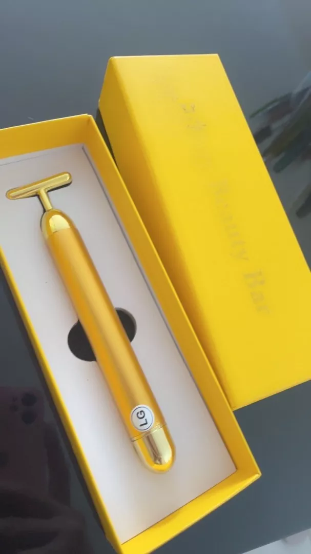 Massageador Facial Vibratório 24k Anti Rugas, Reduz Papada, Estimula Colágeno IZEGOLD LIFT photo review