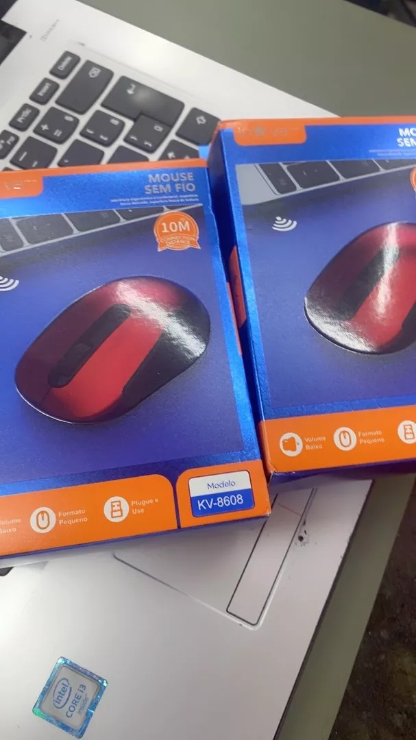 Mouse Sem Fio Óptico USB 1000DPI LED Vermelho IZECLICK PRO photo review