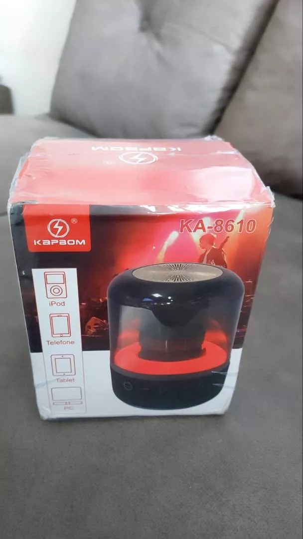Caixa de Som Bluetooth Portátil 10W Prova d'Água RGB 32GB Bateria 1200mAh IZESOUND GLOW photo review