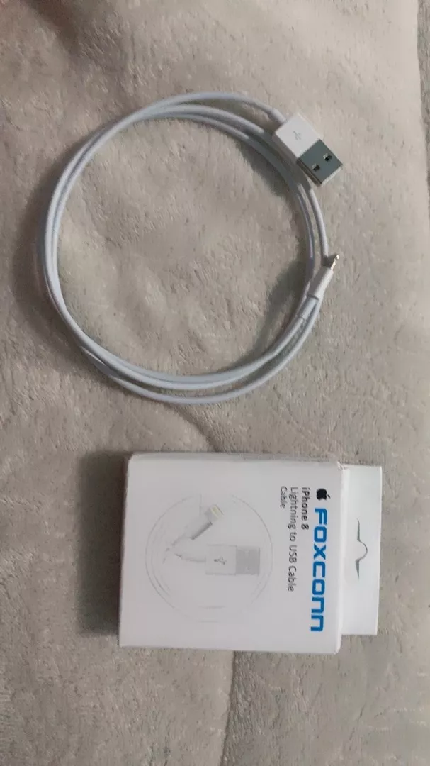 Cabo USB Lightning para iPhone 1m/2m Branco, Carregamento Rápido, Compatível iPad/iPod IZEFAST SYNC photo review