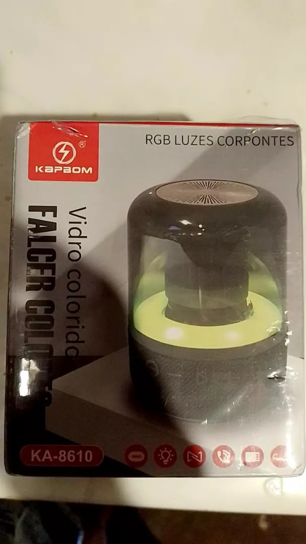 Caixa de Som Bluetooth Portátil 10W Prova d'Água RGB 32GB Bateria 1200mAh IZESOUND GLOW photo review