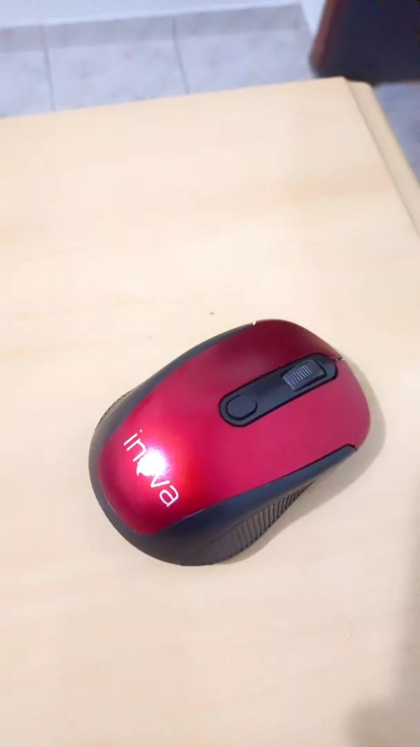 Mouse Sem Fio Óptico USB 1000DPI LED Vermelho IZECLICK PRO photo review