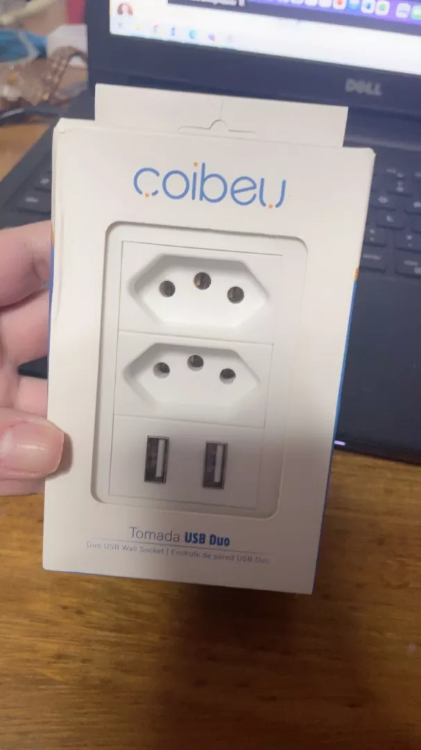 Tomada de Parede Bivolt com 2 USB, Proteção Contra Curto e Compatível Universal IZEPOWER SAFE photo review