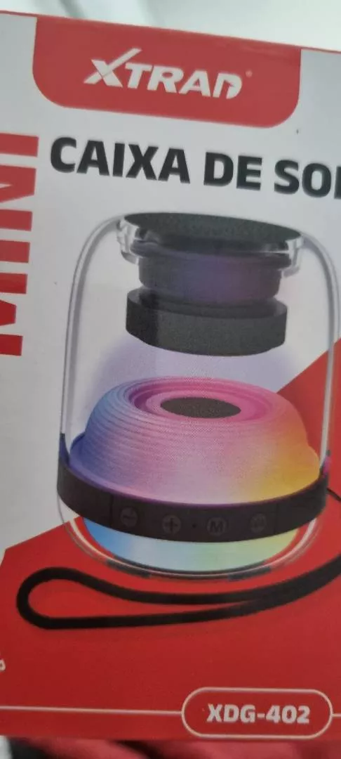 Caixa de Som Bluetooth Portátil 10W Prova d'Água RGB 32GB Bateria 1200mAh IZESOUND GLOW photo review