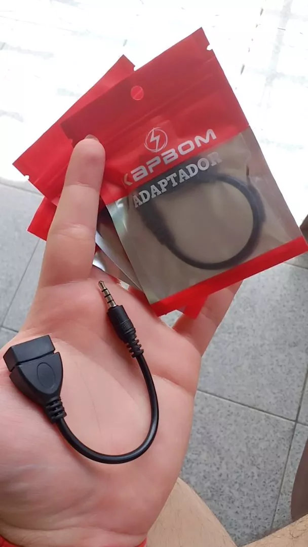 Cabo Adaptador OTG Micro USB V8 para Celular e Tablet, 20cm, Plug & Play IZEFAST CONNECT photo review