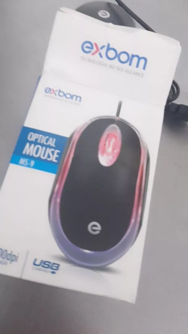 Mouse USB Óptico Preto Compacto com LED, Ergonômico, Alta Precisão IZECLICK PRO photo review
