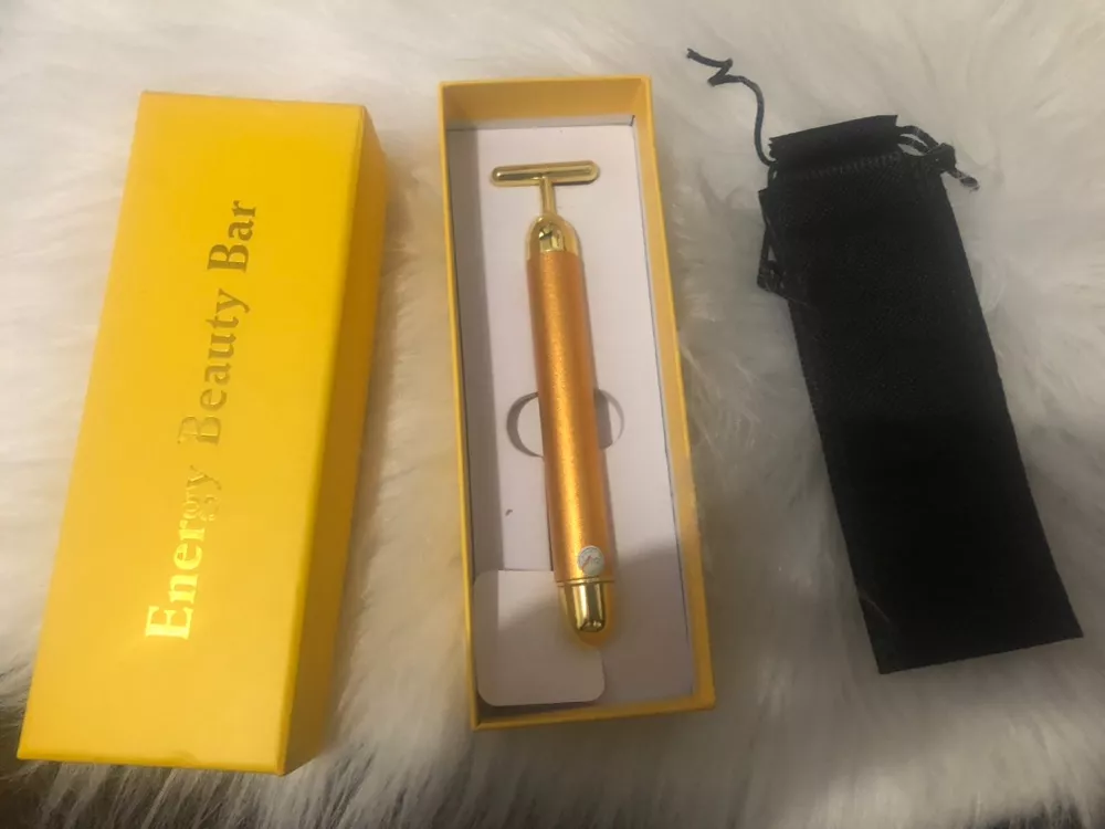 Massageador Facial Vibratório 24k Anti Rugas, Reduz Papada, Estimula Colágeno IZEGOLD LIFT photo review