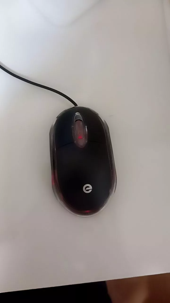 Mouse USB Óptico Preto Compacto com LED, Ergonômico, Alta Precisão IZECLICK PRO photo review