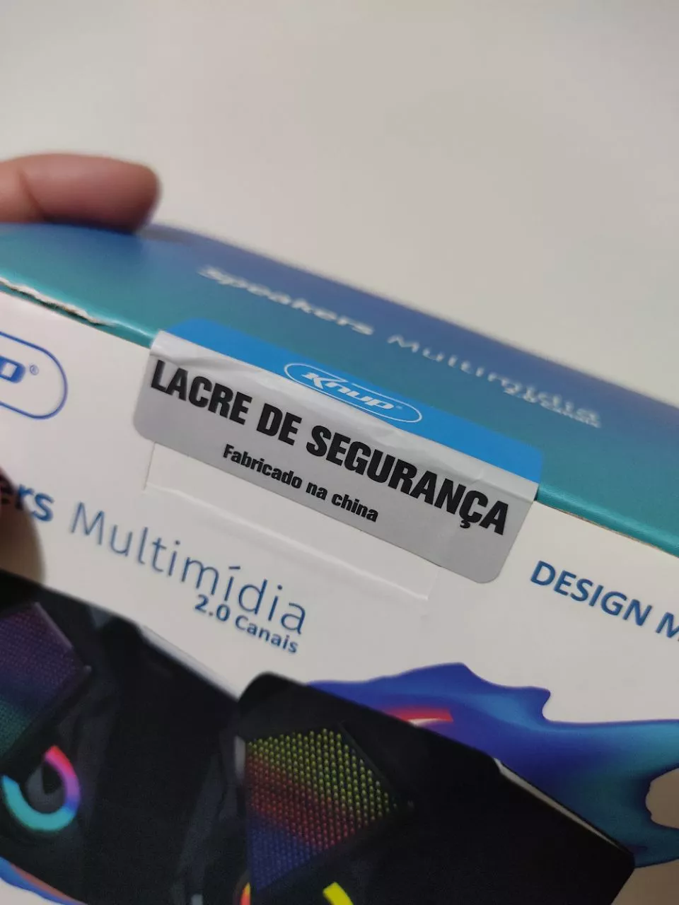 Caixa de Som RGB LED Som Estéreo Compacta USB Multimídia IZEFLASH SOUND photo review