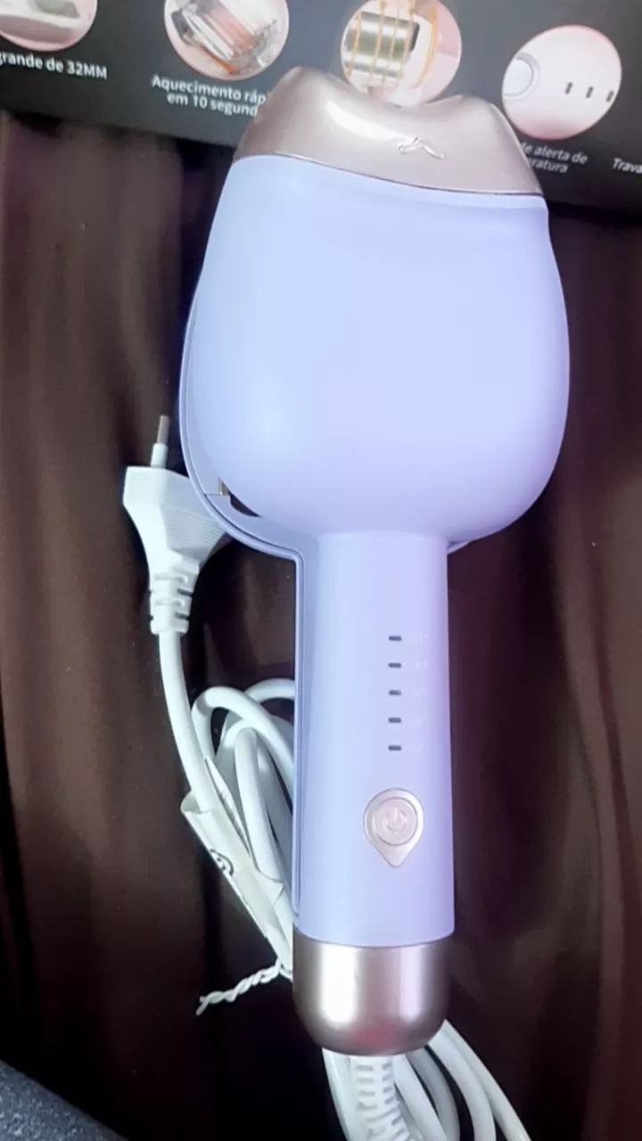 Modelador de Cabelo Portátil Ondulador Gatinho 5 Níveis Temperatura Viagem IZEWAVE PRO photo review