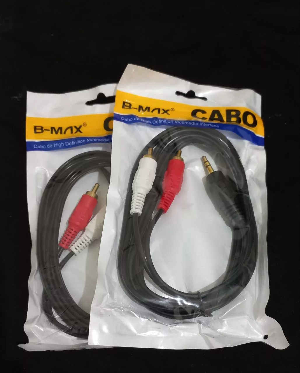 Cabo Auxiliar P2 para RCA Estéreo 1,5m Áudio Emborrachado IZEAMP PRO photo review