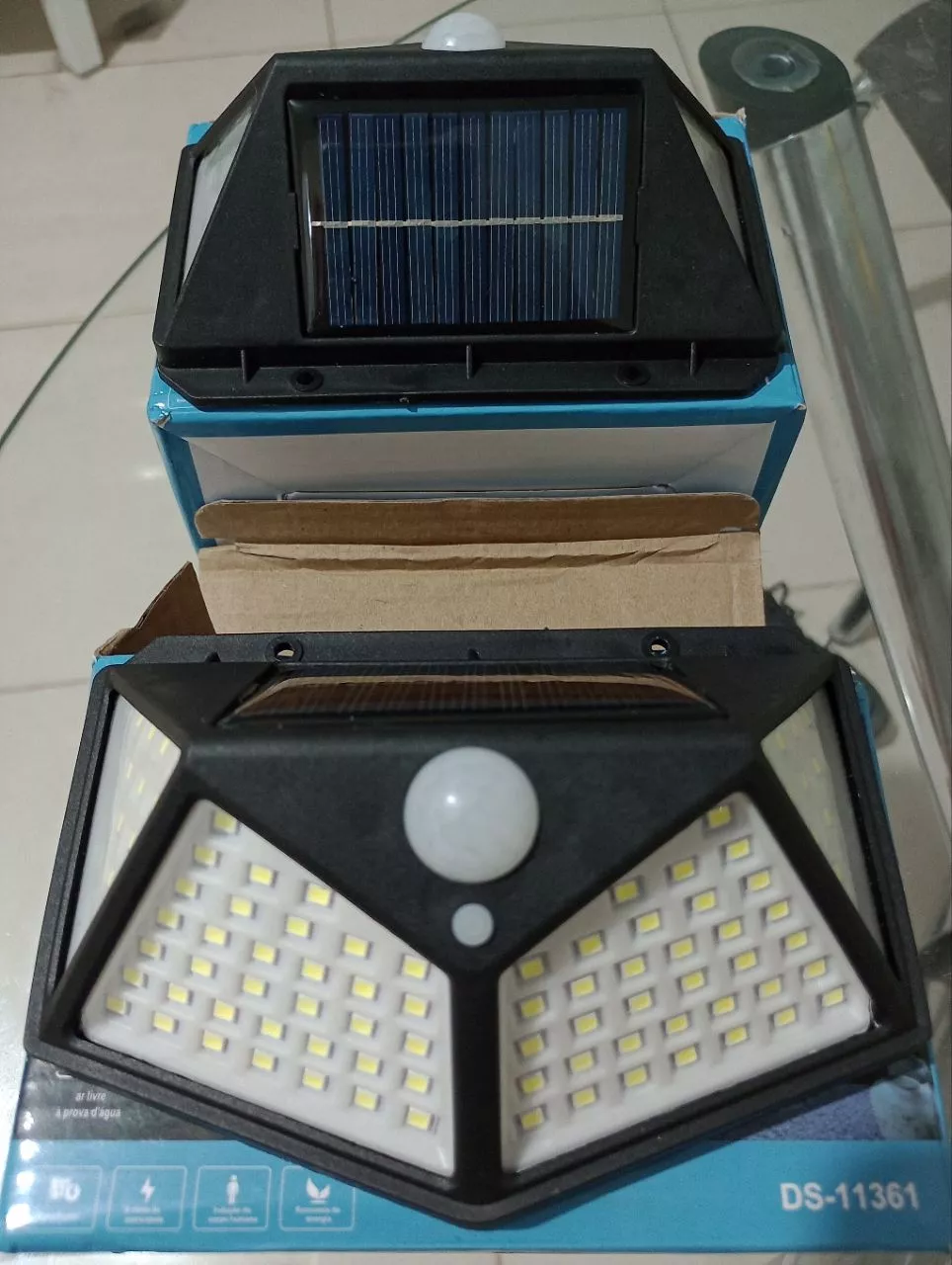 Refletor Solar para Jardim 100 LEDs Sensor Movimento IP65 Energia Solar IZESECURE BRIGHT photo review