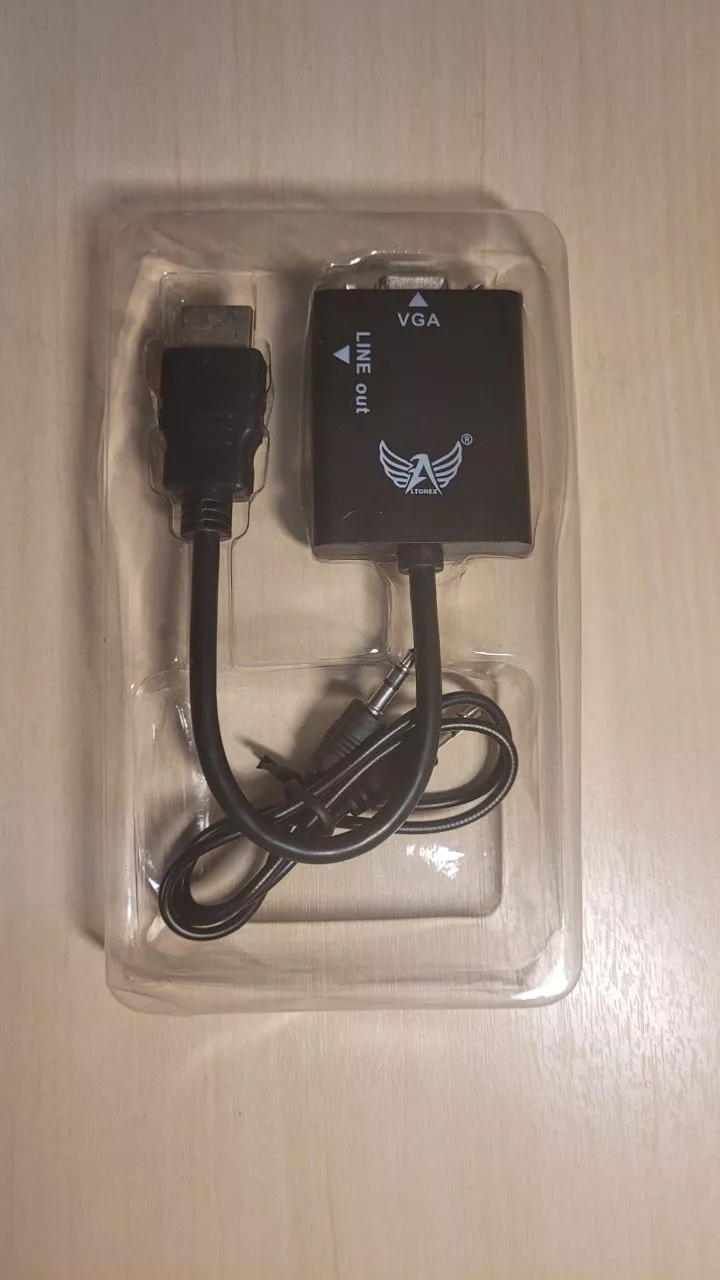 Cabo Adaptador HDMI para VGA Áudio P2 Resolução Full HD Plug&Play IZECONNECT FLEX photo review