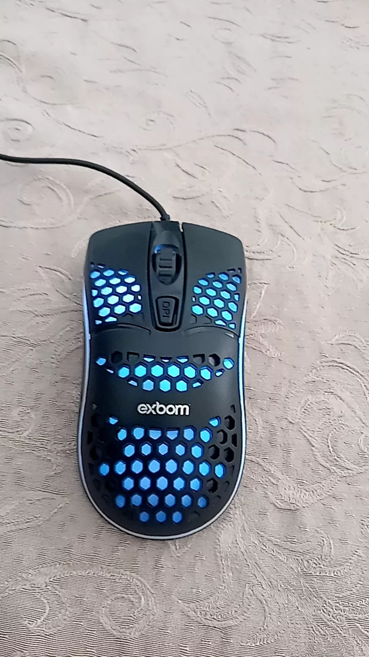 Mouse Gamer Óptico com Fio RGB 1000 DPI Ambidestro IZEBOOST PRO photo review