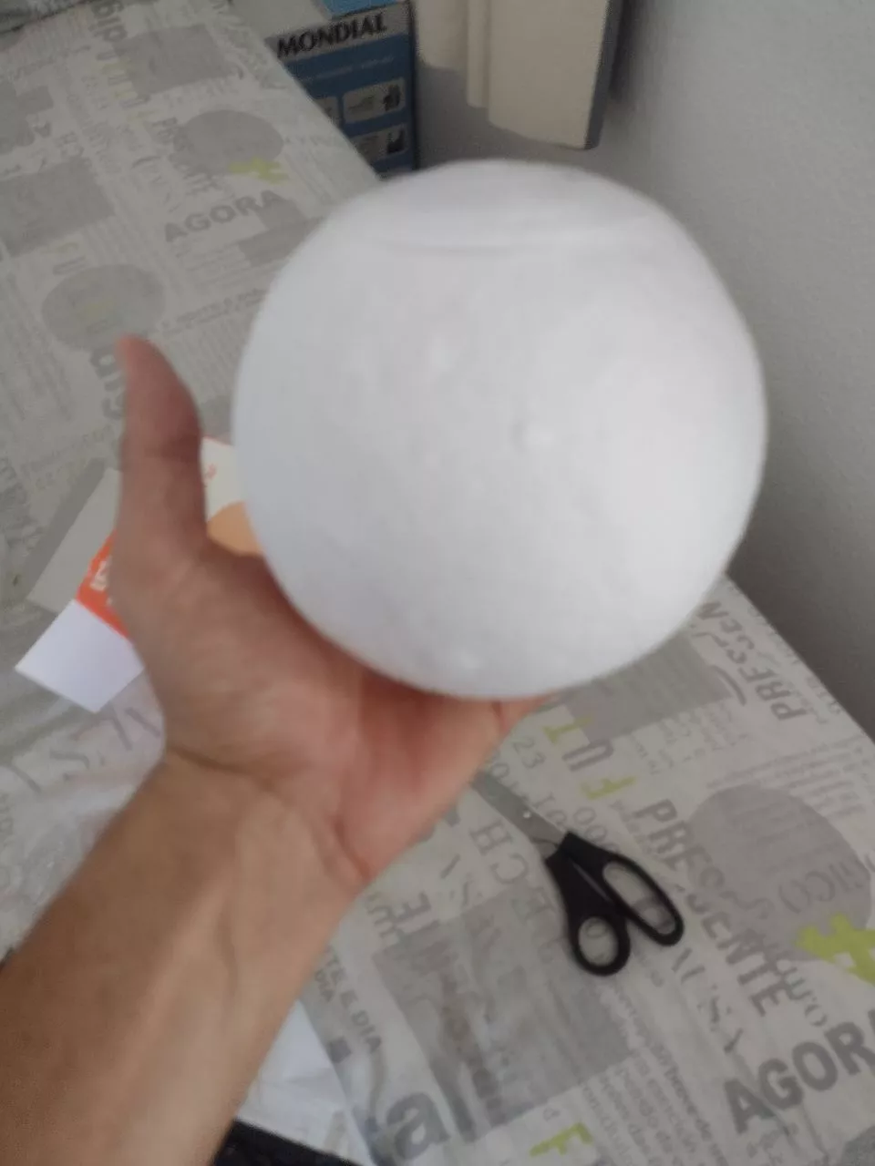 Umidificador de Ar 3D Lua Cheia 880ml Luz LED USB Aroma IZERELAX GLOW photo review