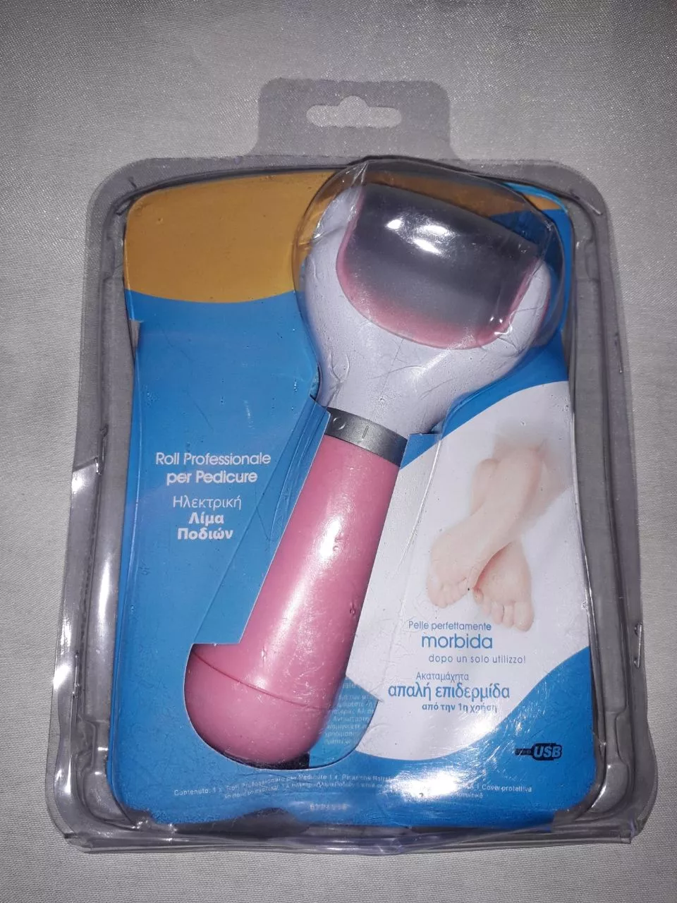 Esfoliador Elétrico de Pés Recarregável USB, Lixa Rotativa, Remoção de Calos com Refil Grátis IZERELAX SOFT photo review