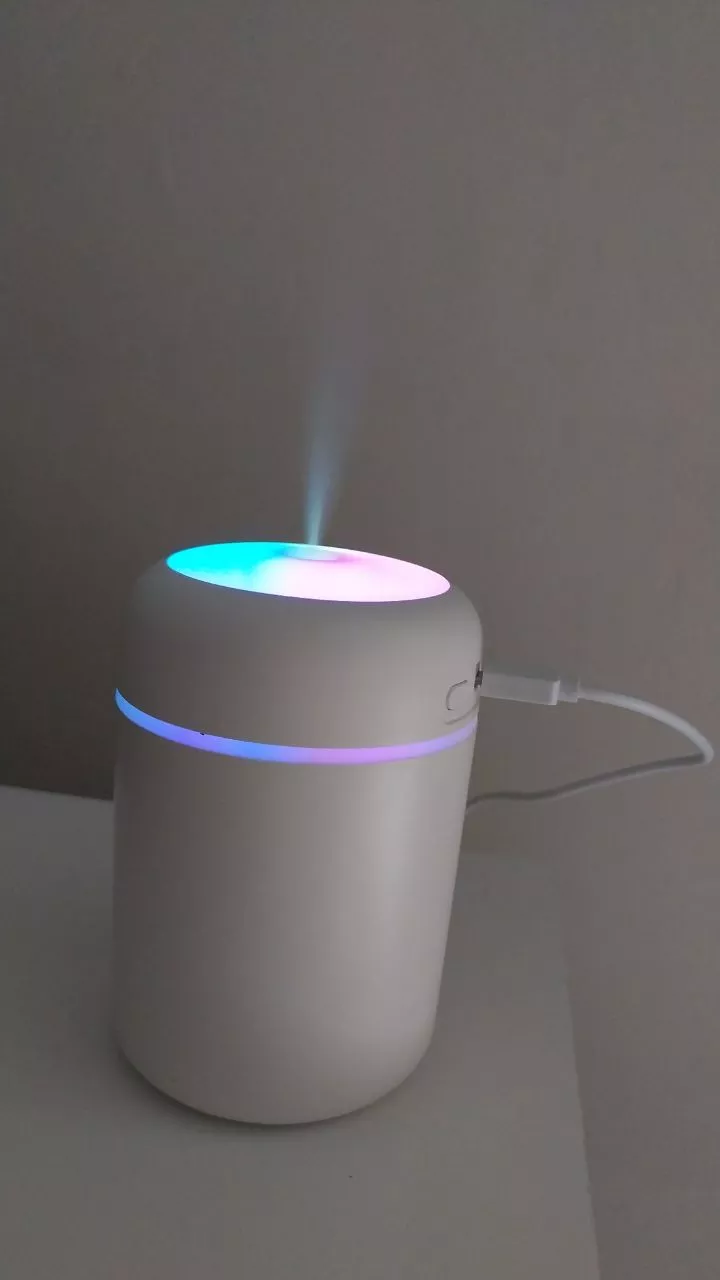 Difusor Umidificador USB 220ml Luz Noturna Temporizador IZEAROMA LIGHT photo review