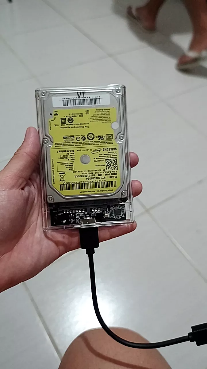 Case HD Externo 2.5" Transparente USB 3.0 SATA 6Gbps Plug & Play IZEBOX SPEED photo review