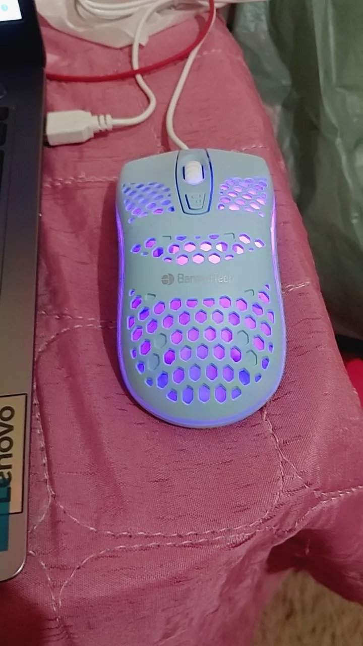 Mouse Gamer Óptico com Fio RGB 1000 DPI Ambidestro IZEBOOST PRO photo review