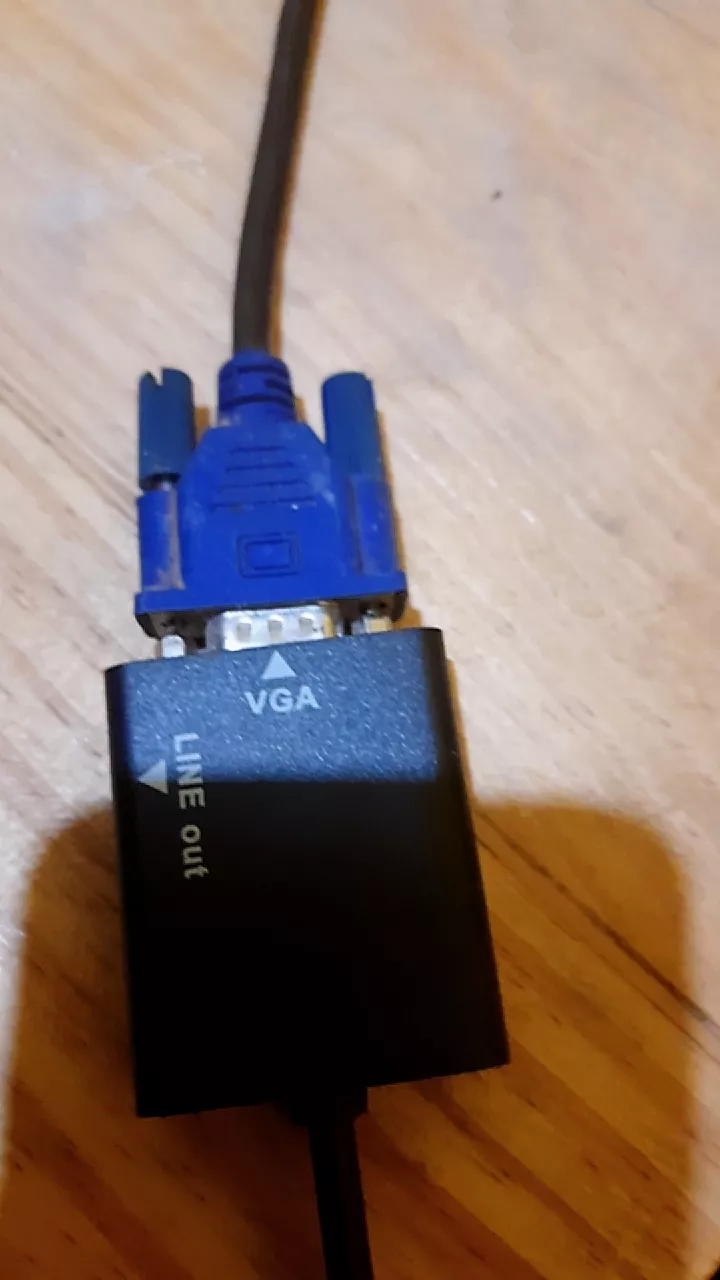 Cabo Adaptador HDMI para VGA Áudio P2 Resolução Full HD Plug&Play IZECONNECT FLEX photo review