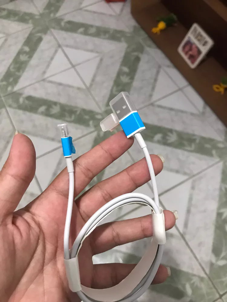 Cabo USB Lightning para iPhone 1m/2m Branco, Carregamento Rápido, Compatível iPad/iPod IZEFAST SYNC photo review