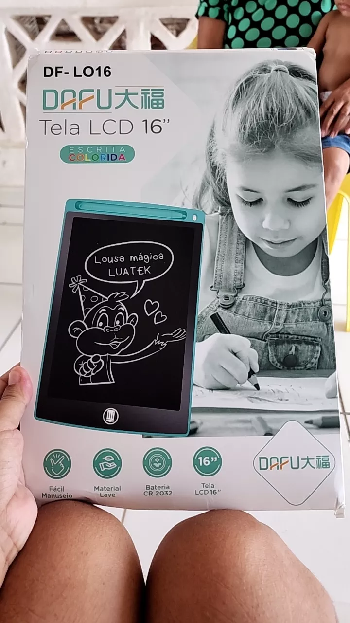 Lousa Mágica LCD Infantil 8.5/10/12 Polegadas Portátil GripScreen IZEWRITE PRO photo review
