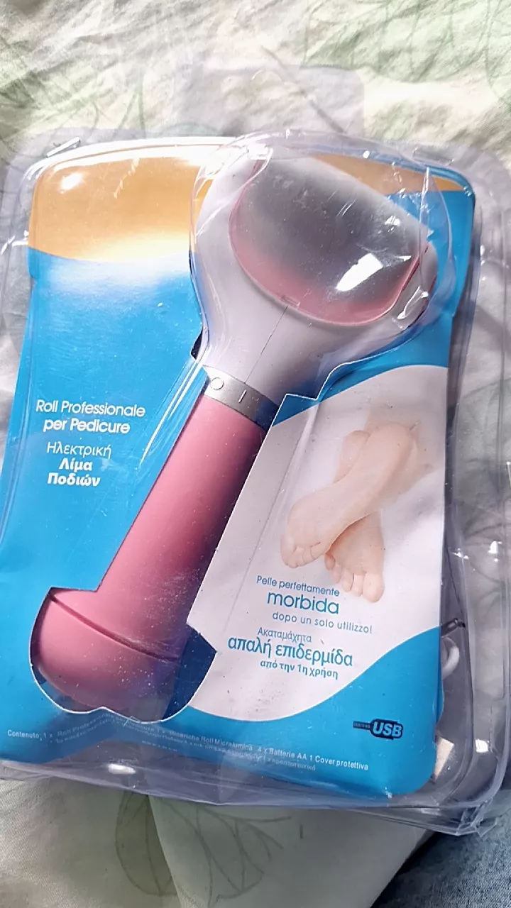 Esfoliador Elétrico de Pés Recarregável USB, Lixa Rotativa, Remoção de Calos com Refil Grátis IZERELAX SOFT photo review