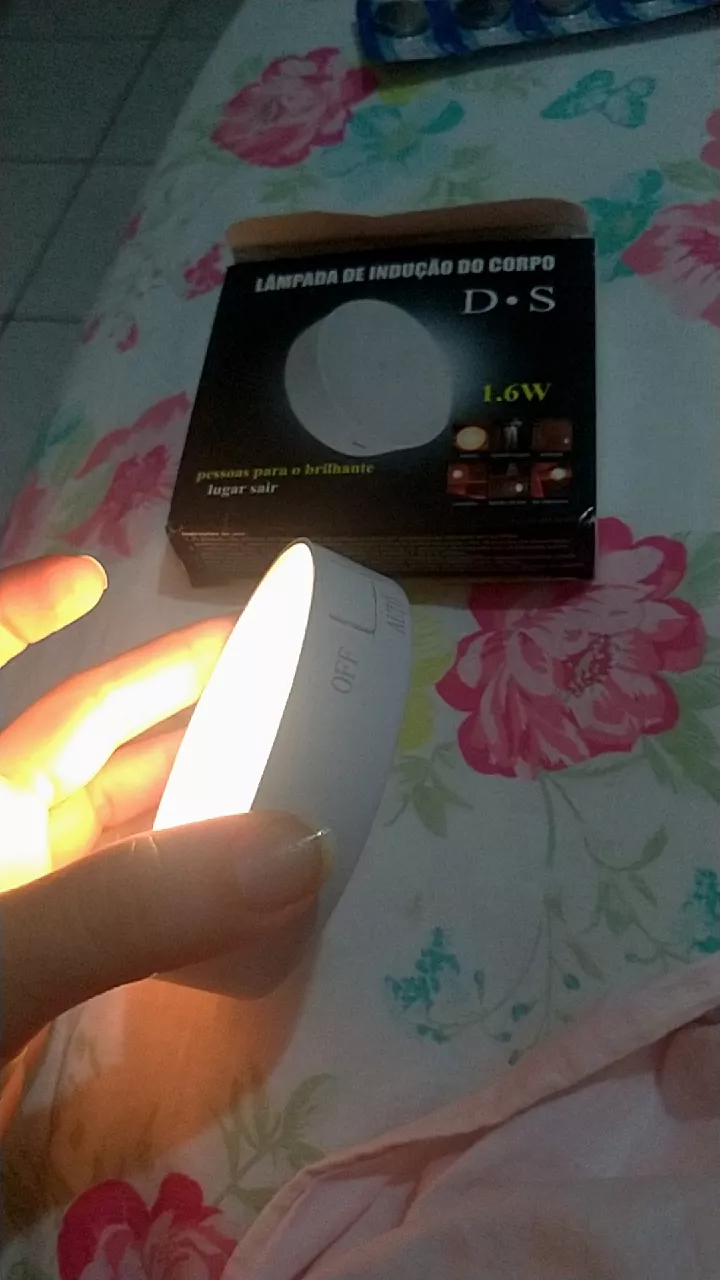 Luminária LED Sensor de Presença Recarregável USB Luz Fria Multiuso IZEDETECT BRIGHT photo review