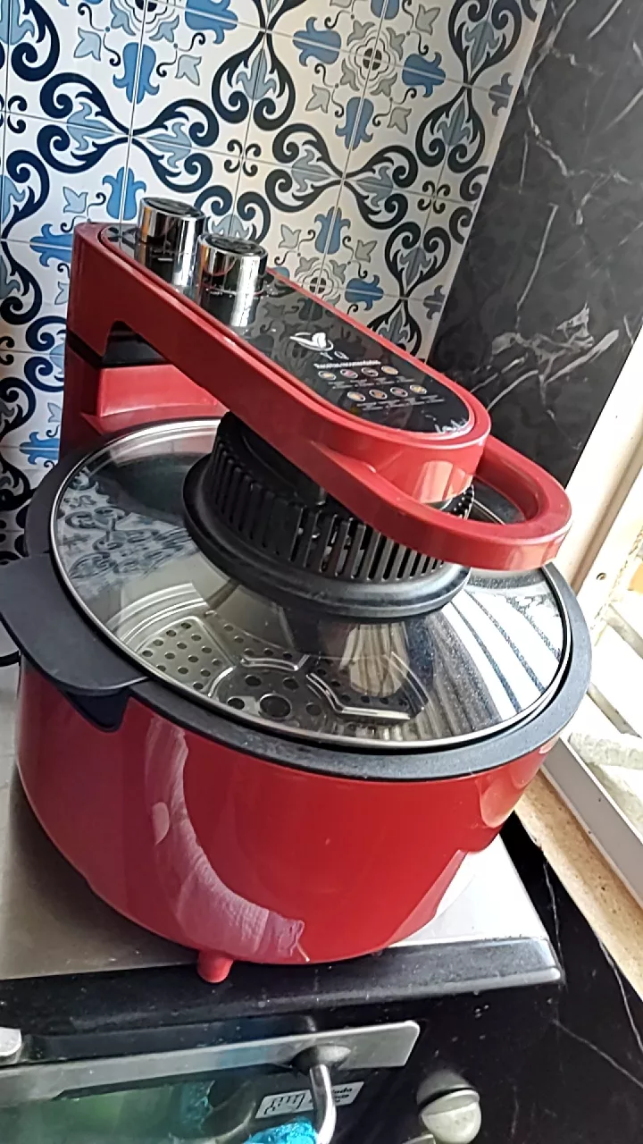 Fritadeira Air Fryer Digital 8L Sem Óleo Com Grelha IZEHEALTHY COOKER photo review