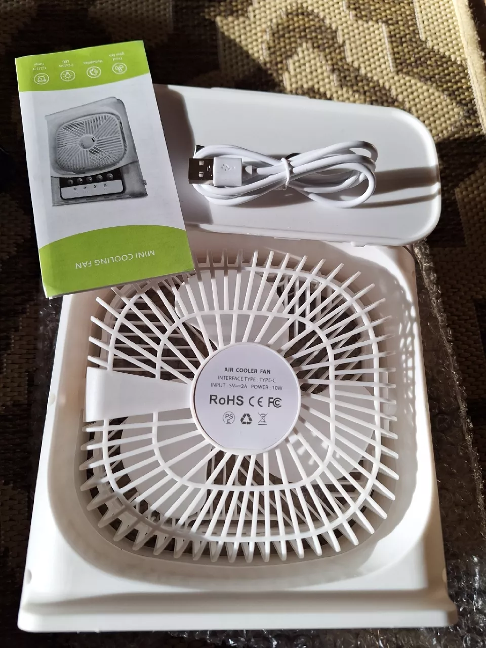 Climatizador Mini Ar Condicionado Portátil 3 Velocidades USB Reservatório 600ml IZECOOL FRESH photo review